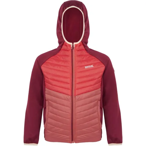 BRAND NEW REGATTA KIDS' KIELDER HYBRID VIII JACKET - RUMBA RED/RED SKY SIZE UK 5-6 YEARS
