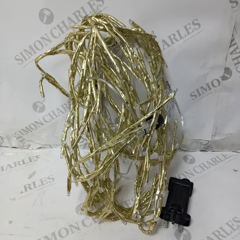 THREE KINGS 144 LED LIGHT VINE WALL LIGHT - GOLD