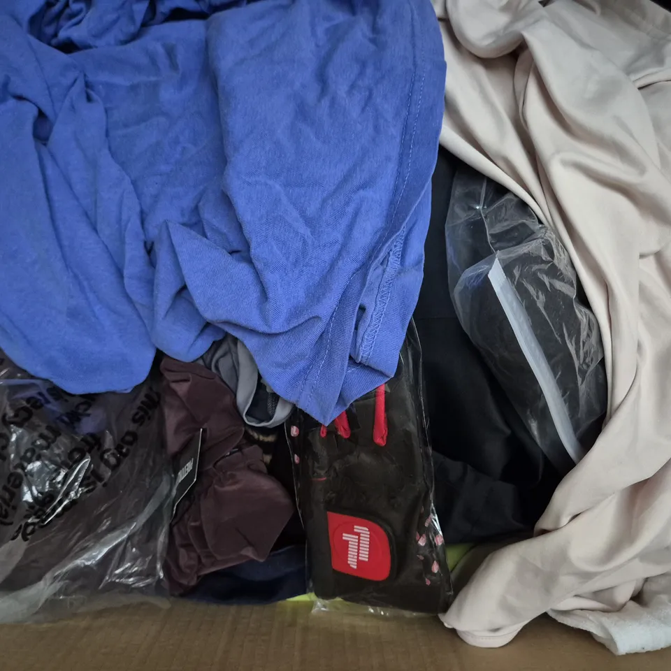 APPROXIMATELY 25 ASSORTED CLOTHING AND FASHION PRODUCTS IN VARIOUS STYLES AND SIZES - COLLECTION ONLY