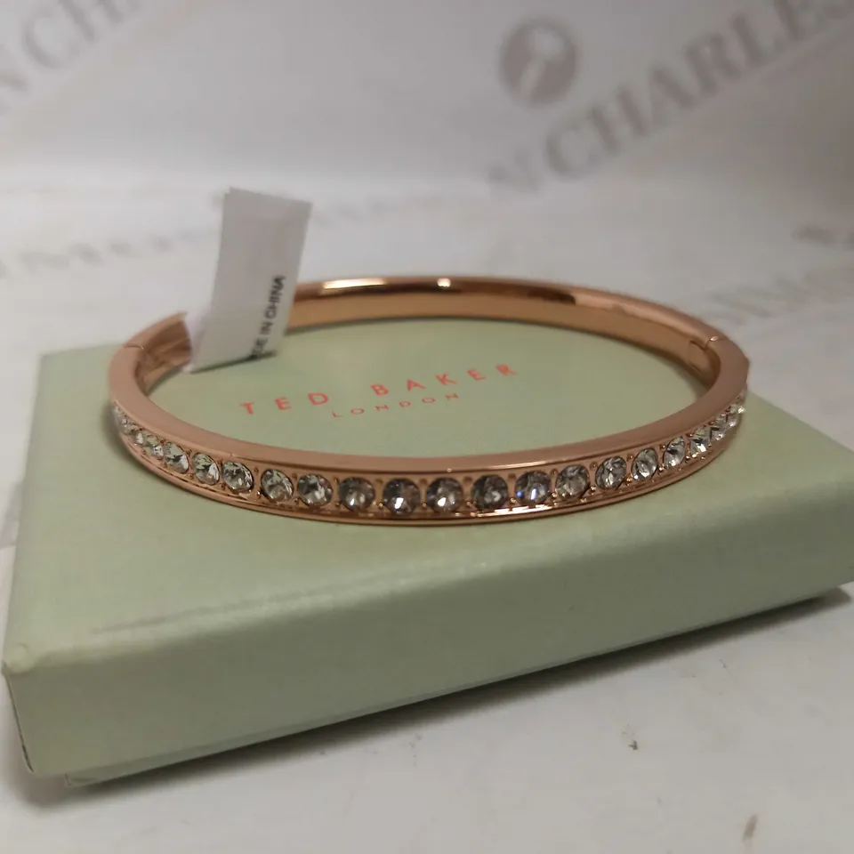 TED BAKER CLEMARA HINGE CRYSTAL BANGLE RRP £55