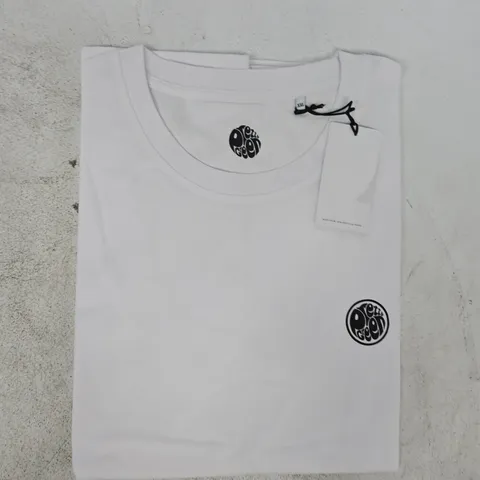 PRETTY GREEN SHORT SLEEVE T-SHIRT IN WHITE SIZE XXL