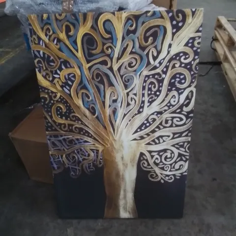 THE GOLDEN TREE OF LIFE BY GUSTAV K - WRAPPED CANVAS