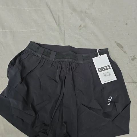LSKD RACE DAY RUNNING SHORTS β BLACK - SIZE S