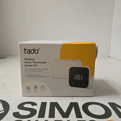 TADO WIRELESS SMART THERMOSTAT STARTER KIT – BOXED