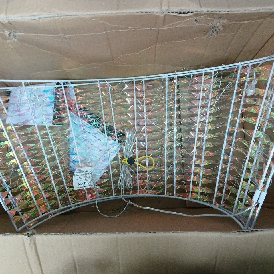 FESTIVE PRE-LIT 58CM CHRISTMAS TREE SKIRT