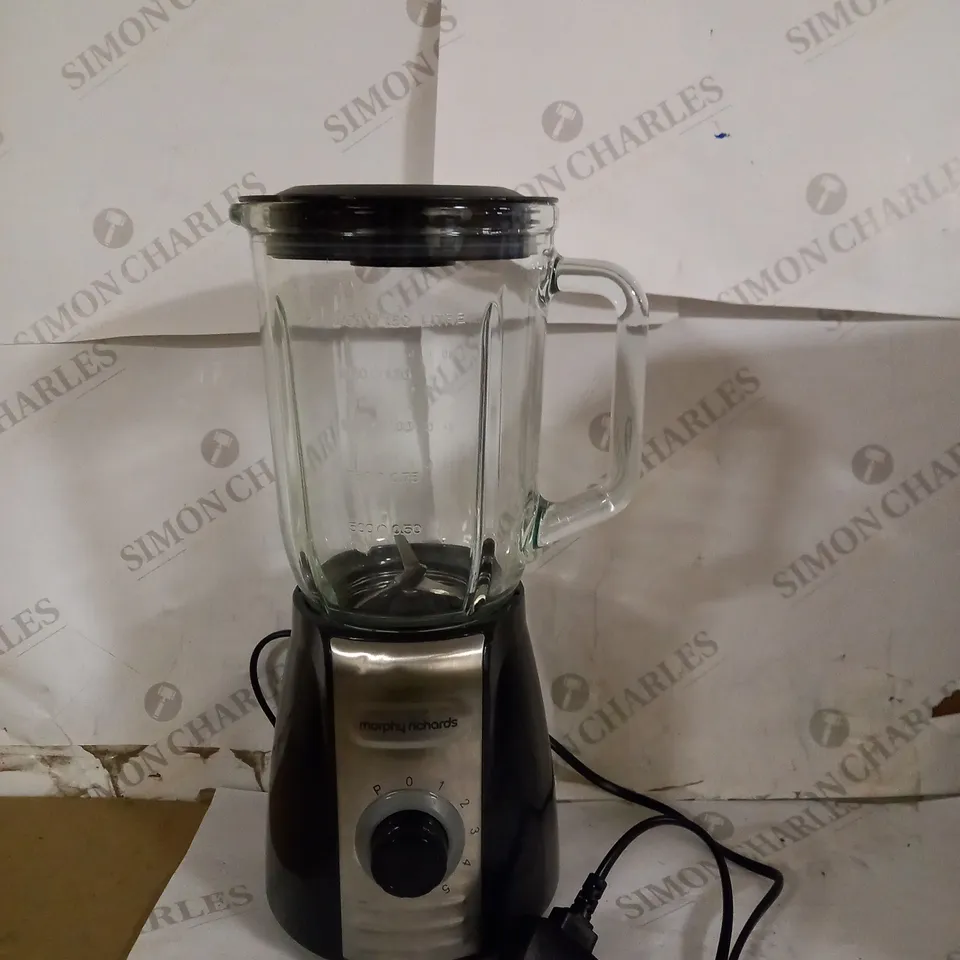 MORPHY RICHARDS TOTAL CONTROL GLASS TABLE BLENDER