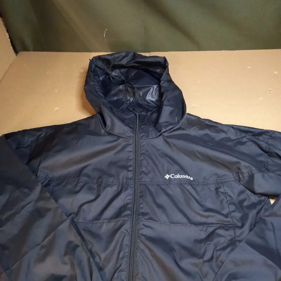 MENS COLUMBIA NOVELTY WINDBREAKER JACKET SIZE L