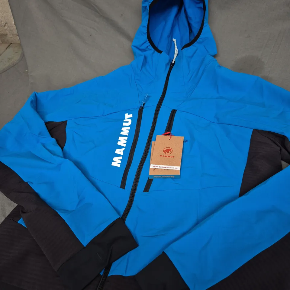 MAMMUT AENERGY SO HYBRID HOODED JACKET - SIZE LARGE