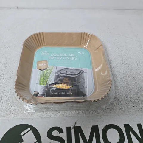 SQUARE AIR FRYER LINERS – 20CM