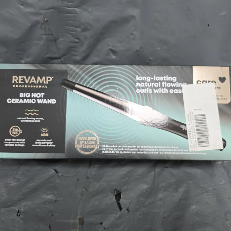 BOXED REVAMP PROFESSIONAL BIG HOT CERAMIC WAND 