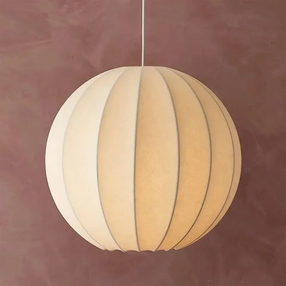 BOXED FIBRE SILK GLOBE CEILING LAMPSHADE, 50cm - SF08005001