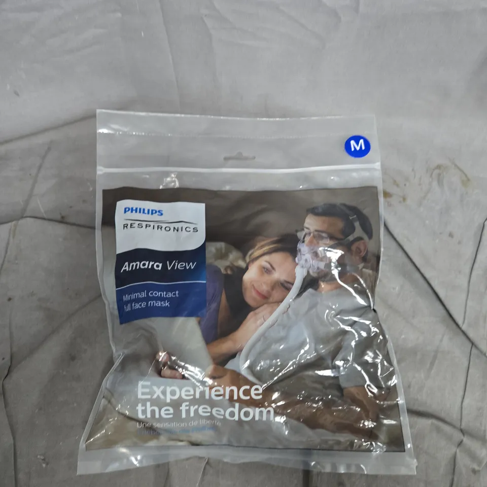 PHILIPS RESPIRONICS AMARA VIEW MINIMAL-CONTACT FULL FACE MASK, SIZE M