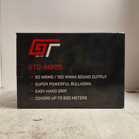 GTG MP25 BULLHORN – BLACK MEGAPHONE