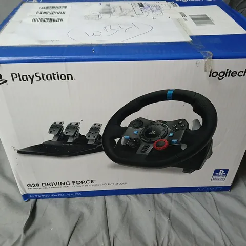 LOGITECH G29 DRIVING FORCE RACING WHEEL WITH PEDALS – BOXED