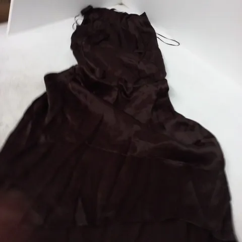 MINT VELVET BROWN VELVET DRESS – SIZE M
