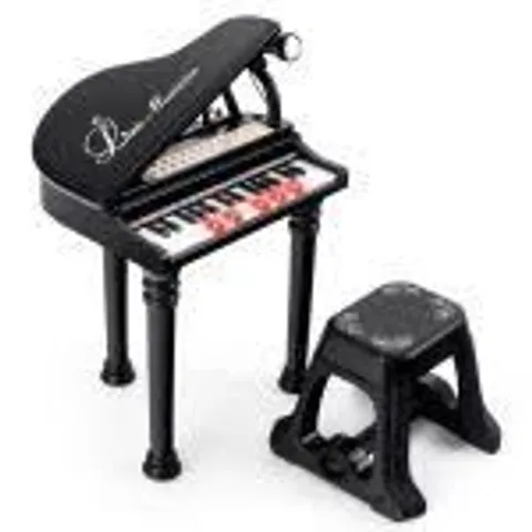 BOXED COSTWAY 31 KEYS KIDS PIANO KEYBOARD TOY TODDLER MUSICAL INSTRUMENT WITH STOOL & MICROPHONE 