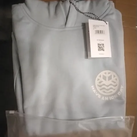 BOX OF MIXED ASSORTMENT OF BRAND NEW BRASS MONKEY CLOTHING ITEMS INCLUDING - SWEATS, TSHIRTS, HOODIES - MIXED SIZES - APPROXIMATELY X23 ITEMS
