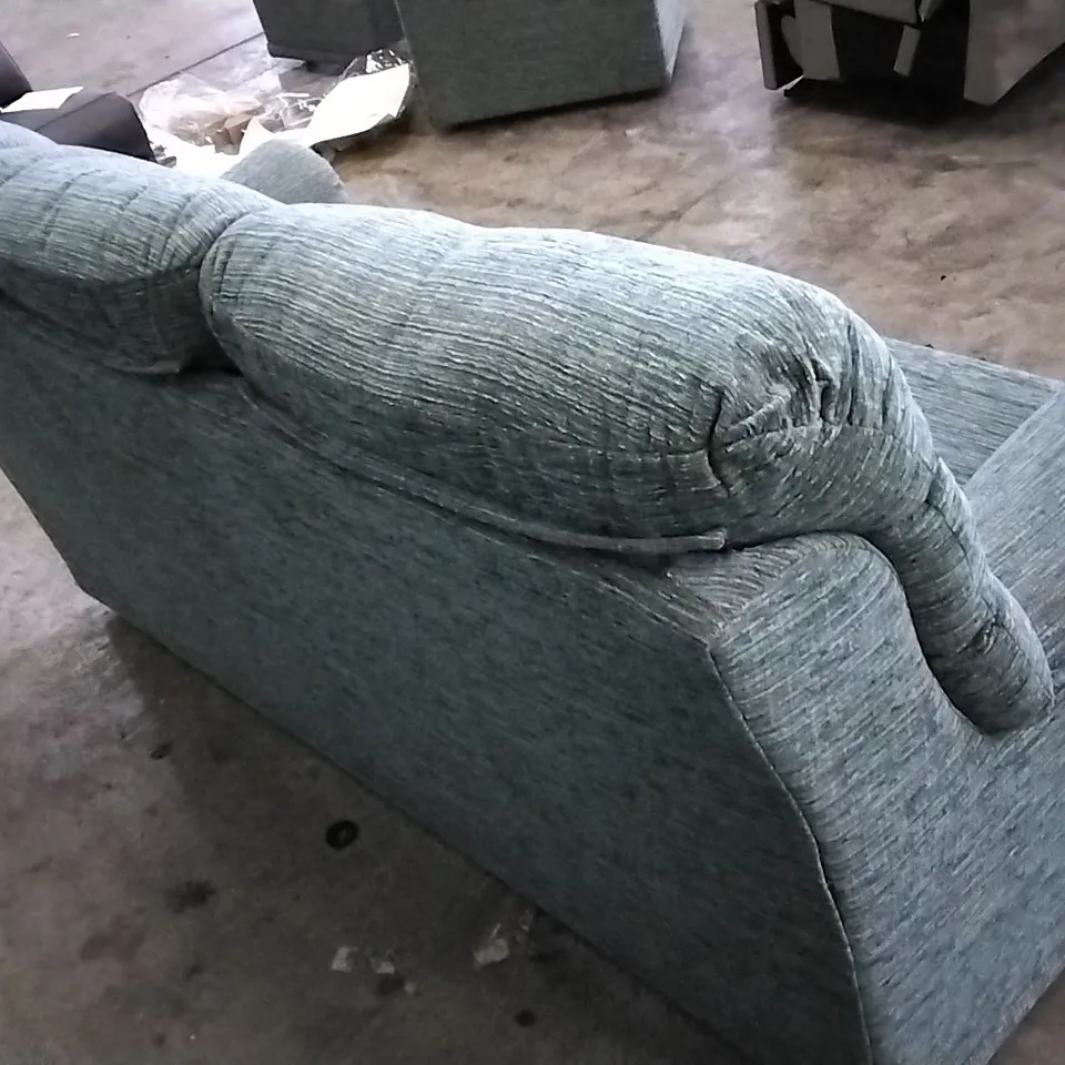 QUALITY BRITISH DESIGNED & MANUFACTURED G PLAN MALVERN 3 SEATER SOFA WAFFLE MARINE FABRIC