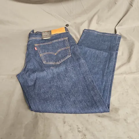 LEVI'S 511 SLIM FIT EASE JEANS IN DARK BLUE SIZE W38 L32