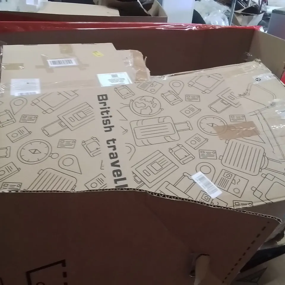 PALLET OF ASSORTED HOUSEHOLD GOODS AND PRODUCTS TO INCLUDE;CLOTHES AIRER,STEAM MOP,CAT LITTER BOX