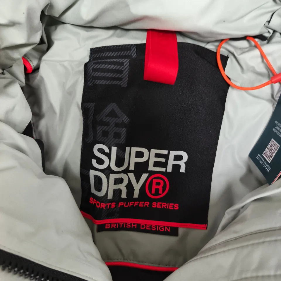 SUPERDRY SPORTS PUFFER SERIES JACKET – PURITAN GREY – UK L