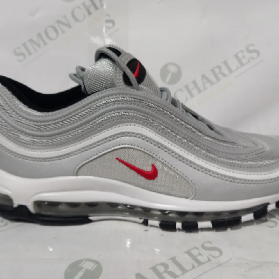 PAIR OF NIKE AIR MAX 1/97 VF SHOES IN GREY UK SIZE 9