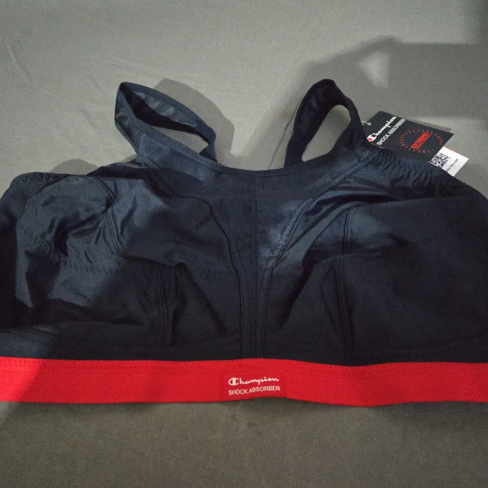 CHAMPION SHOCK ABSORBER NAVY SPORTS BRA - UK 40E