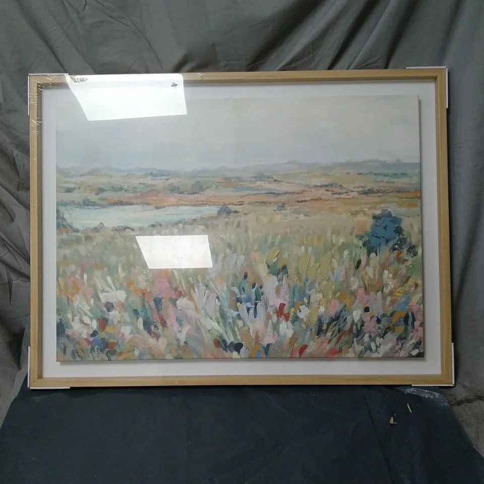 MEADOW FIELD LANDSCAPE CAPPED PRINT CANVAS