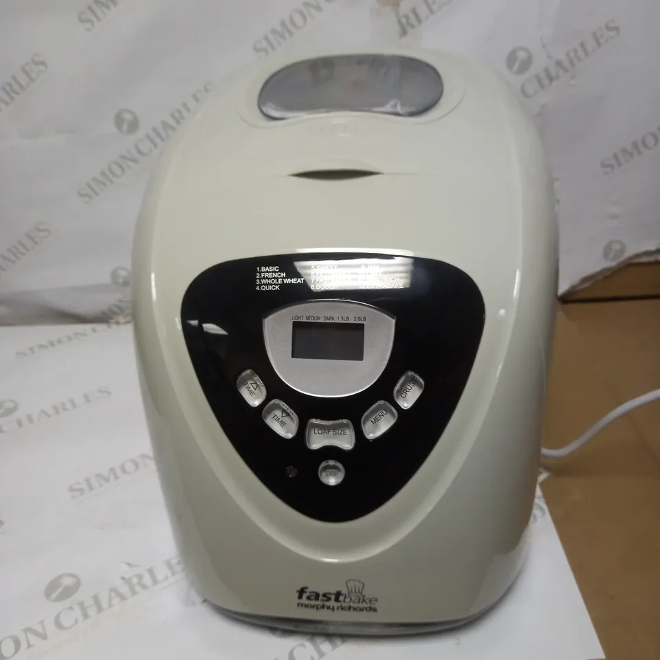 MORPHY RICHARDS FASTBAKE BREADMAKER