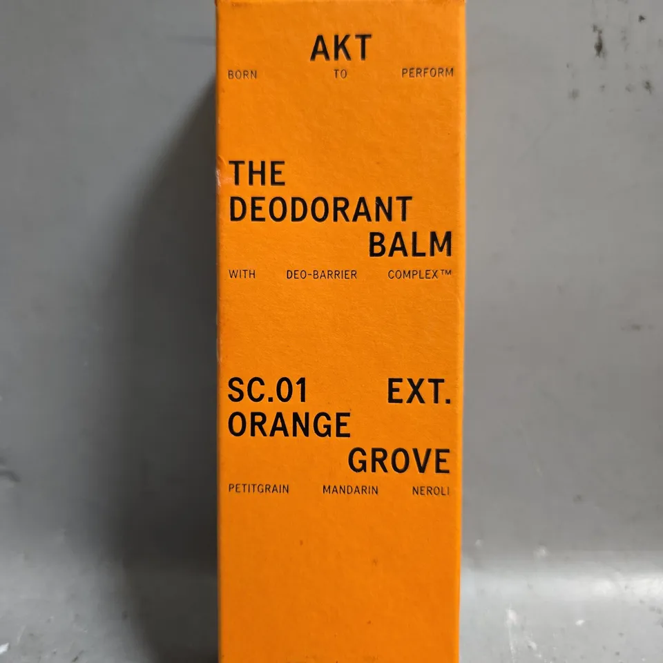 BOXED AKT DEODORANT BALM SC.01 ORANGE GROVE 50ML