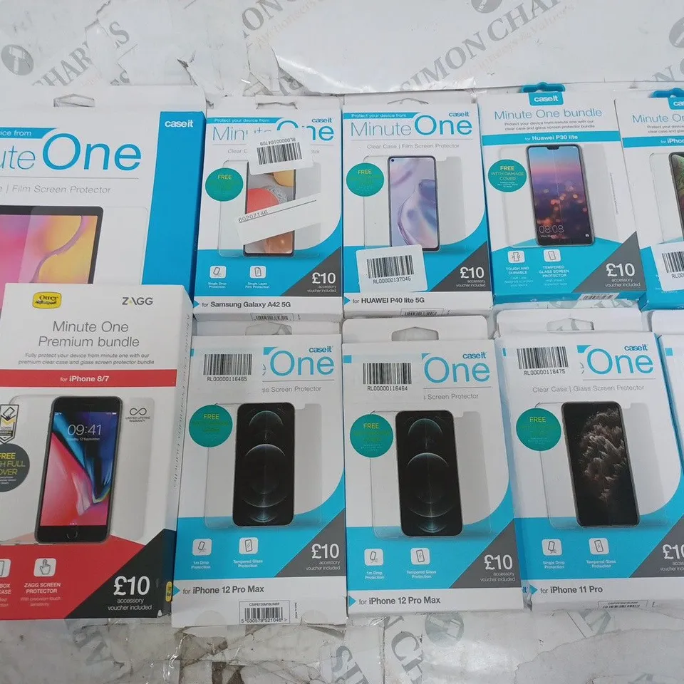 LARGE QUANTITY OF ASSORTED MOBILE PHONE CASES TO INCLUDE OTTER AND CASE IT FOR VARIOUS MODELS