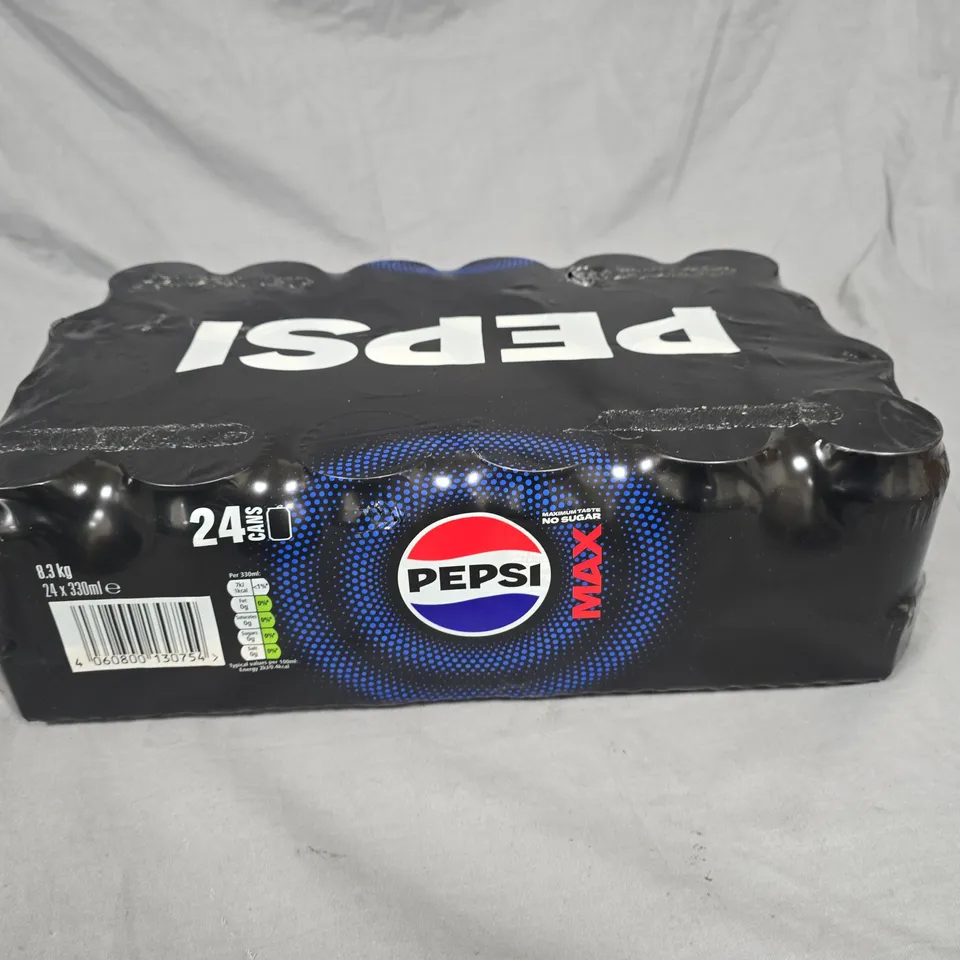 24-PACK OF PEPSI MAX 330ML