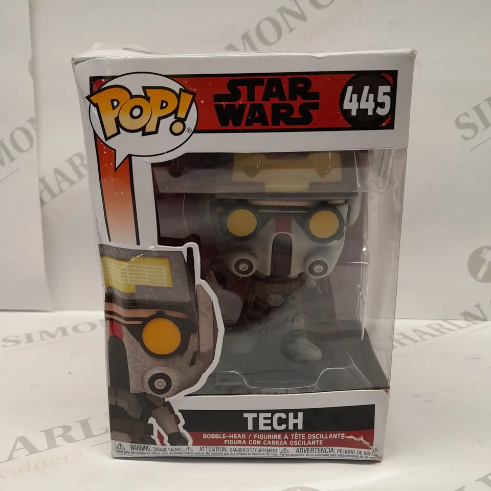 BRAND NEW BOXED POP! STAR WARS 445 TECH BOBBLE-HEAD