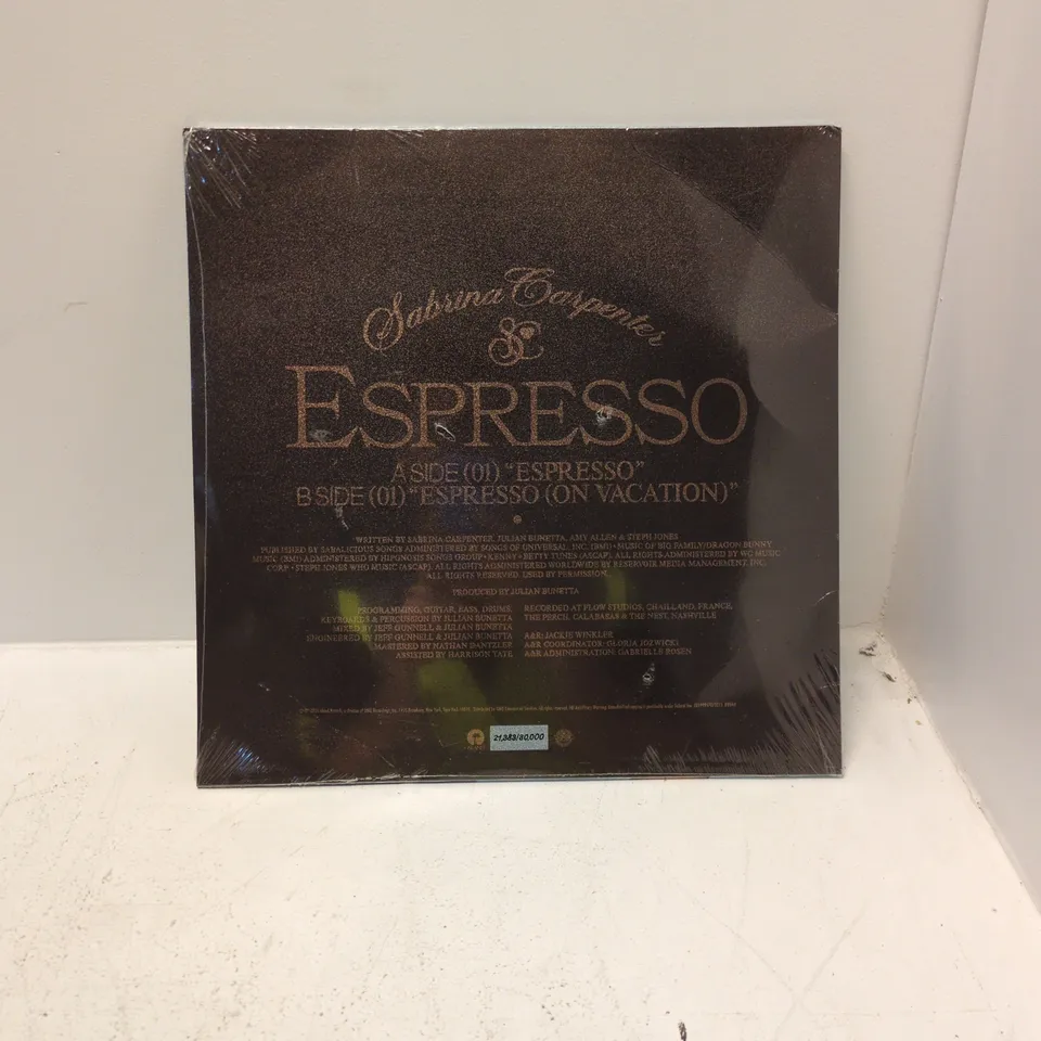 SABRINA CARPENTER - ESPRESSO (VINYL LP, LIMITED EDITION /30,000)