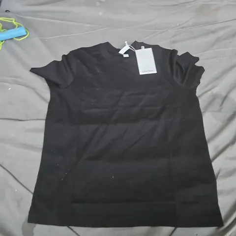 BLACK CREW-NECK T-SHIRT – EU XS & OTHER STORIES 100% COTTON