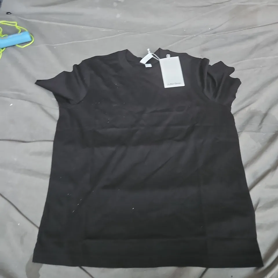 BLACK CREW-NECK T-SHIRT – EU XS & OTHER STORIES 100% COTTON
