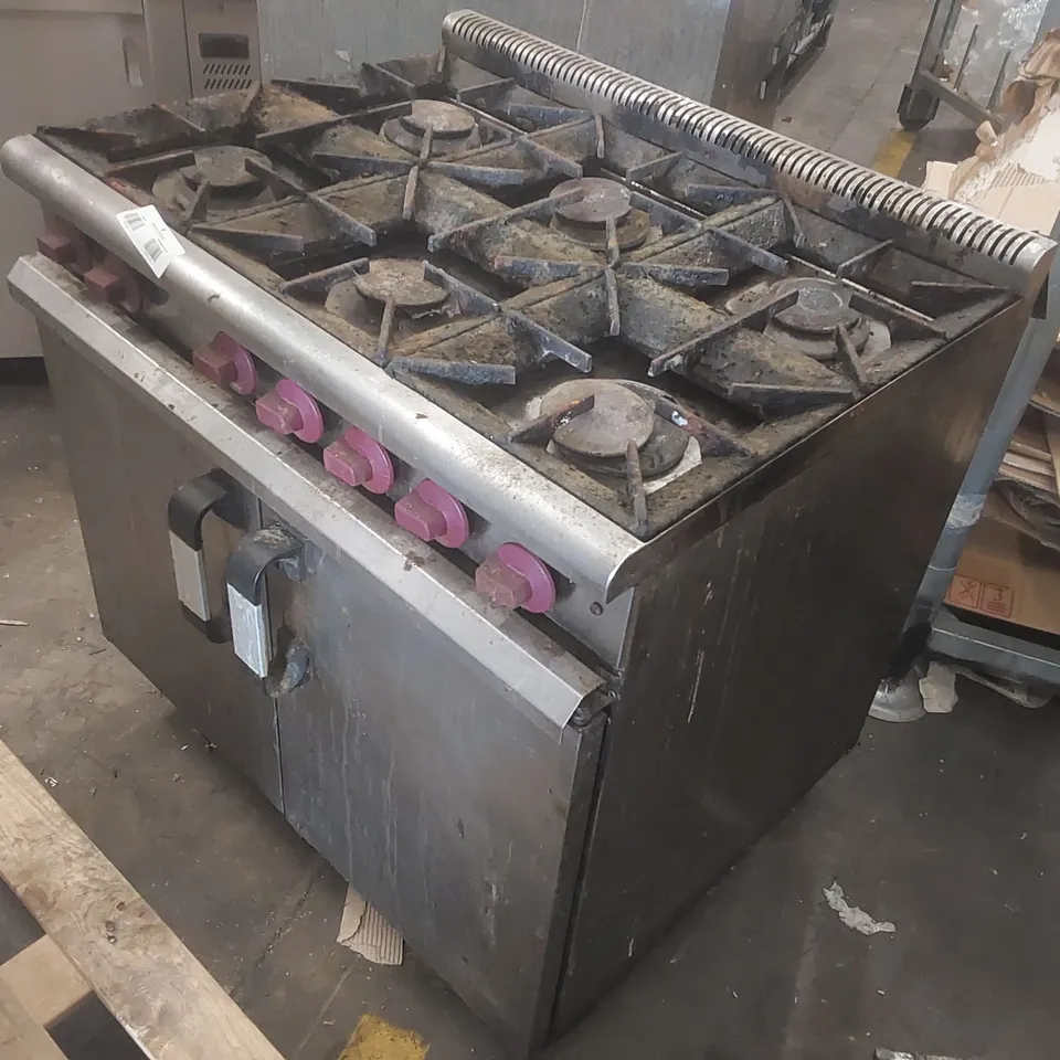 COMMERCIAL 6 BURNER OVEN RANGE
