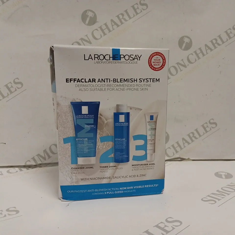 BOXED AND SEALED LA ROCHE-POSAY EFFACLAR 3-STEP ANTI BLEMISH SYSTEM