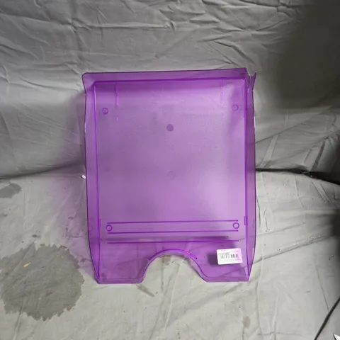 APPROXIMATELY 5 BASIC A4 LETTER TRAYS IN PURPLE