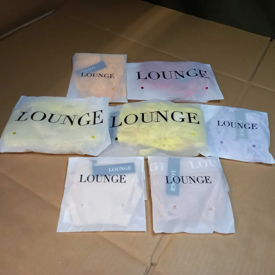 LOT OF APPROX 7 LOUNGE PACKAGED PRODUCTS/UNDERWEAR VARYING IN SIZE/COLOUR/STYLE