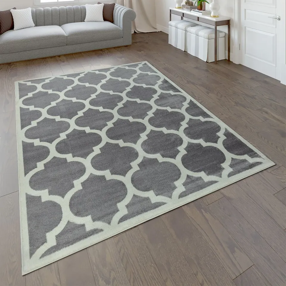 BRAND NEW BAGGED PACO HOME 066 SINAI RUG IN GREY - 160 X 220CM