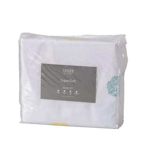 SUPERSOFT BY COZEE HOME PRETTY PASTEL FITTED SHEET