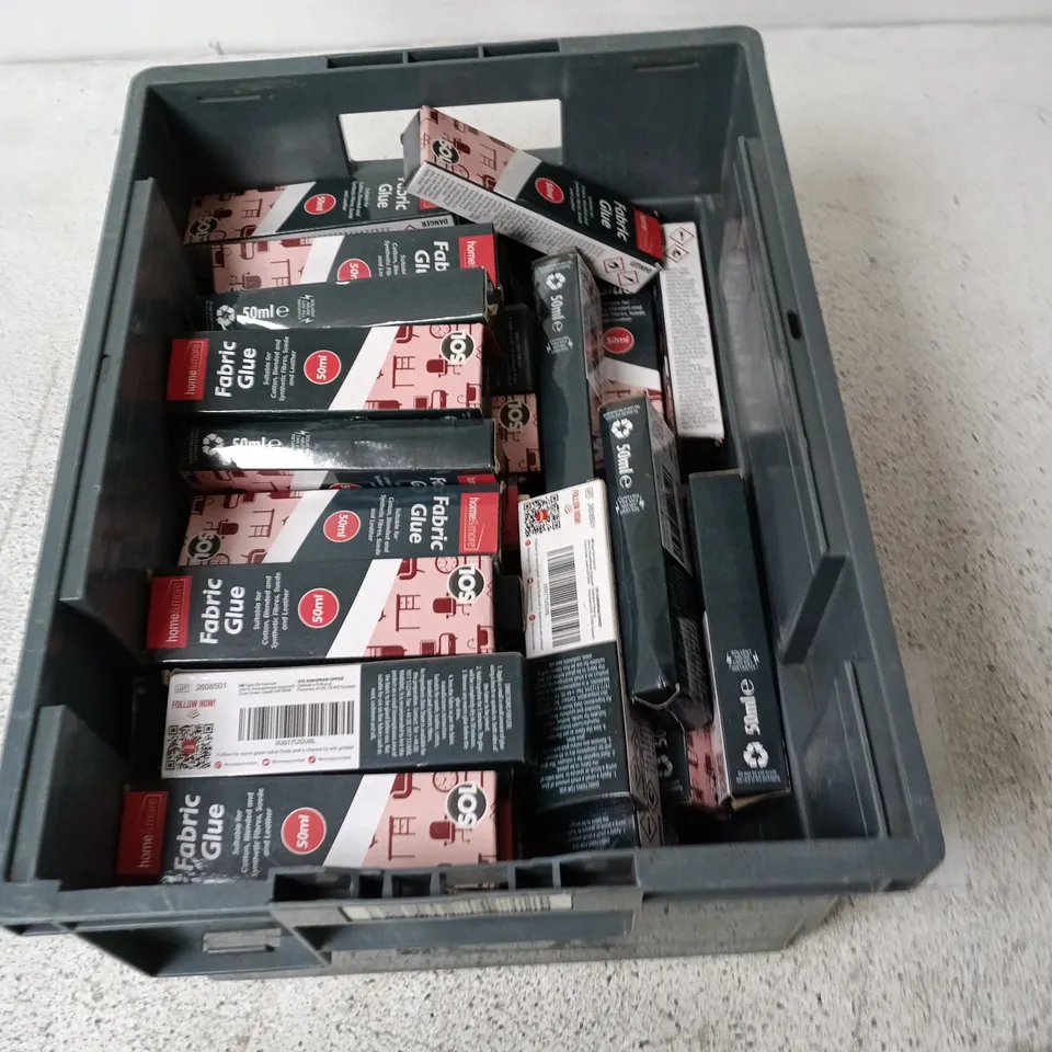 APPROXIMATELY 20 SMALL BOXES, EACH CONTAINING 50ML OF FABRIC GLUE