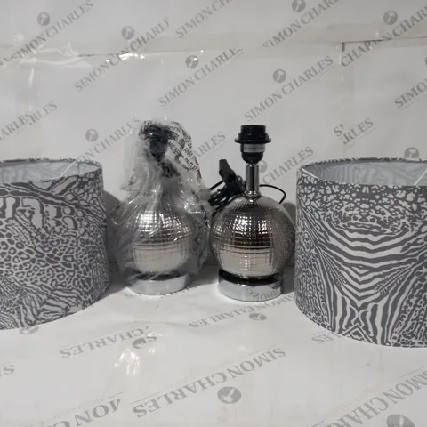 BOXED JM BY JULIEN MACDONALD SET OF 2 DISCO BALL LAMPS