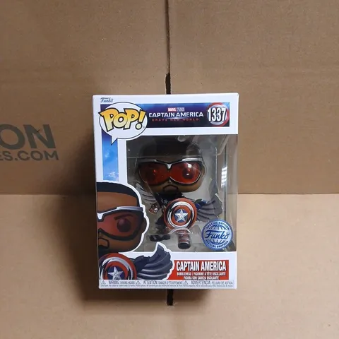 FUNKO POP! MARVEL CAPTAIN AMERICA BRAVE NEW WORLD 1337 BOBBLEHEAD 