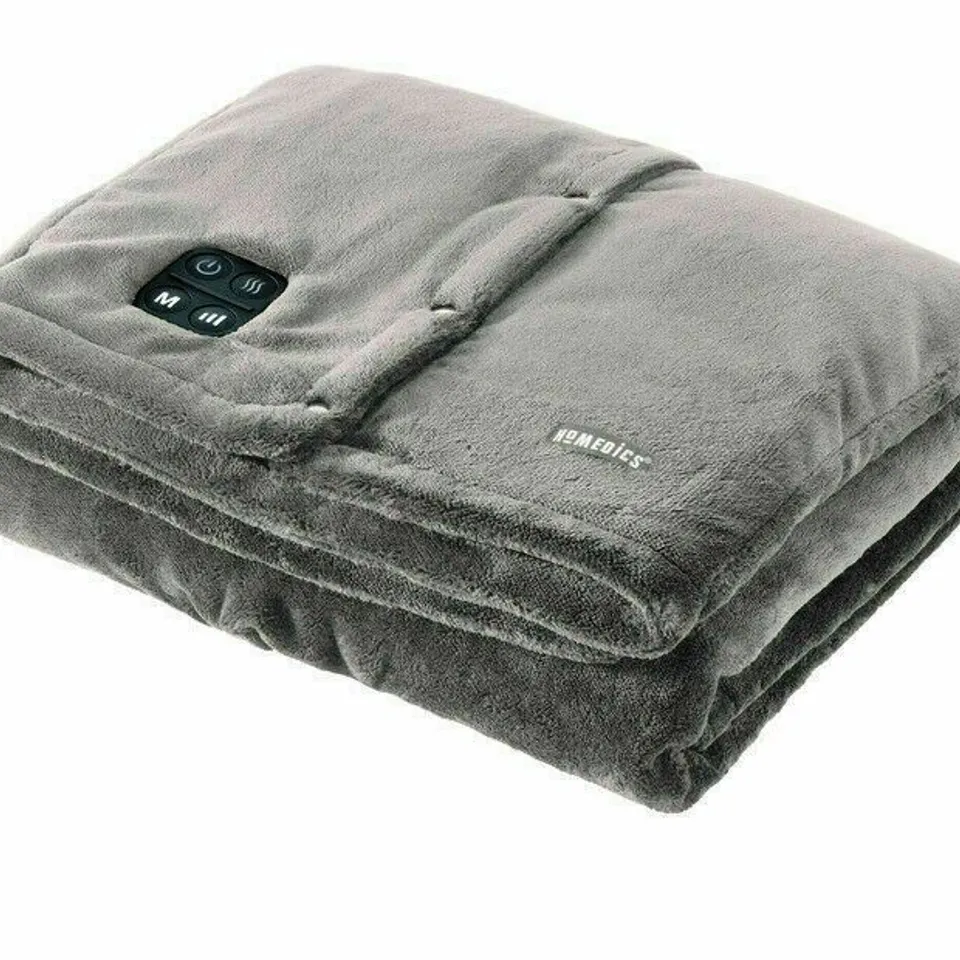 BOXED HOMEDICS COMFORT PRO TRANSFORM CORDLESS CONVERTIBLE THROW WITH HEAT AND VIBRATION [1 BOX]