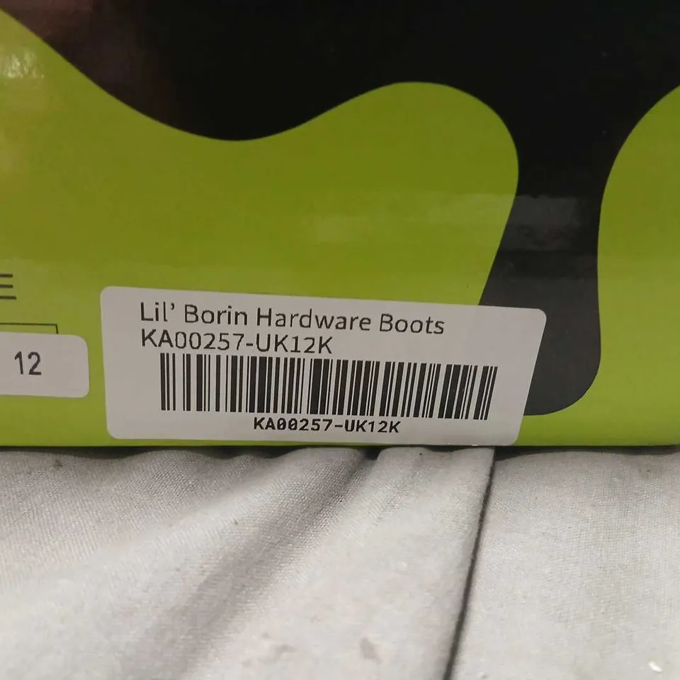 KOI KIDZ LIL' BORIN HARDWARE BOOTS – KIDS' BOOTS UK 12 (KA00257-UK12K)