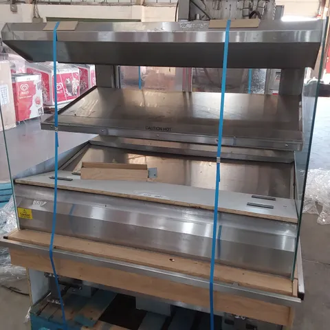 BKI TWO TIER HOT FOOD DISPLAY SELF SERVE UNIT