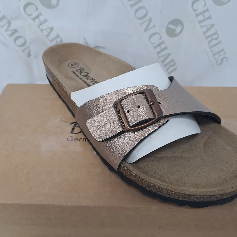 BONOVA TENERIFFA SANDALS IN BRONZE - SIZE 7