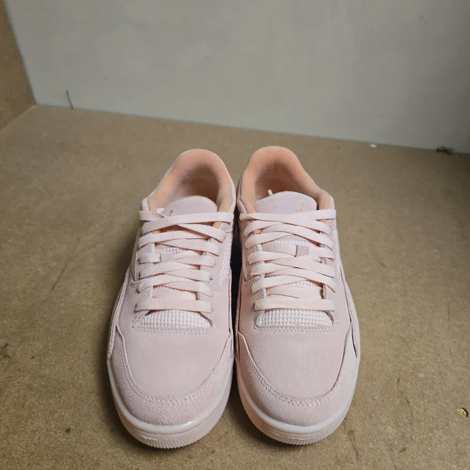 PAIR OF WOMEN'S PINK SUEDE JORDANS  - UK SIZE 6 